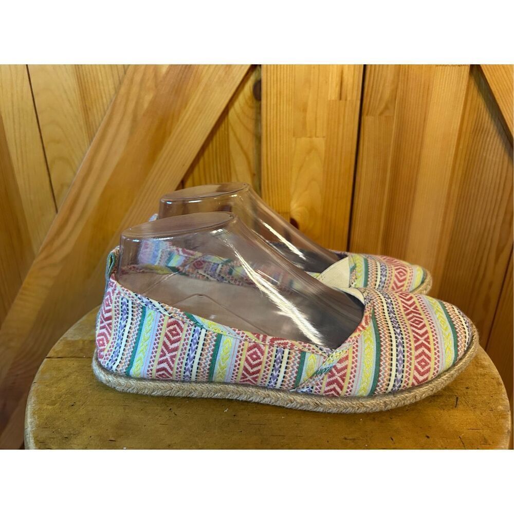 ROCKET DOG Stripe Ballet Flats Boat Shoes Womens Size 7.5